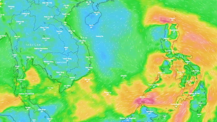 Video: Áp thấp nhiệt đới hướng vào Biển Đông
