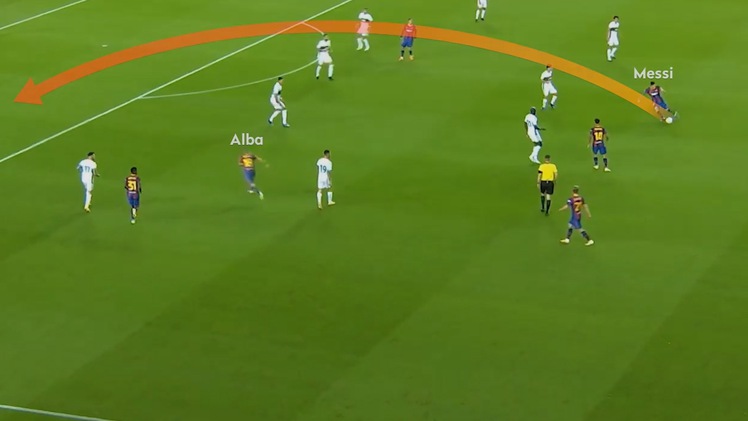 Video: Xem lại pha chuyền bóng một chạm 'đẳng cấp' của Messi
