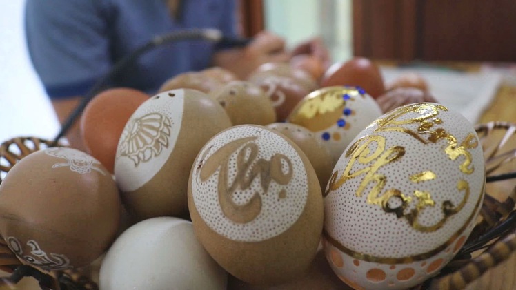 Góc nhìn trưa nay | Điêu khắc trên vỏ trứng, sản phẩm đặc biệt chào xuân Tân Sửu
