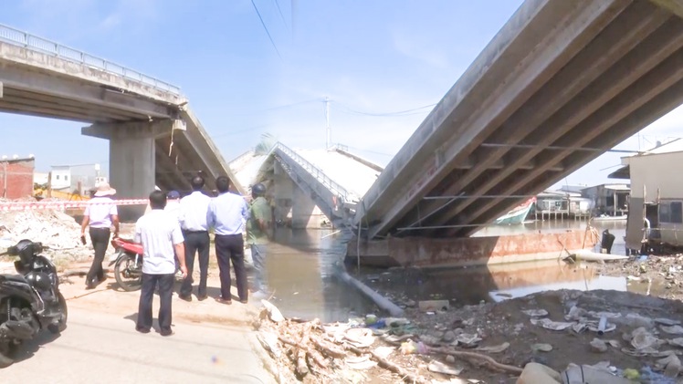 Video: Cà Mau đang tìm nguyên nhân sự cố sập cầu 54 tỉ đồng