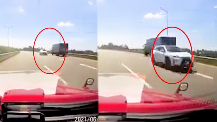 Video: Tài xế bị phạt 17 triệu đồng vì lái ôtô đi ngược chiều trên cao tốc Nội Bài - Lào Cai