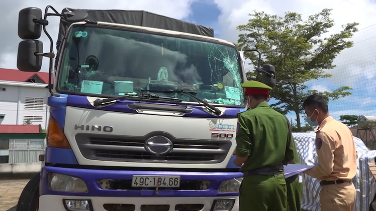 Video: Bắt giữ tài xế xe tải tông gãy 2 rào chắn chốt kiểm dịch bỏ chạy 100km