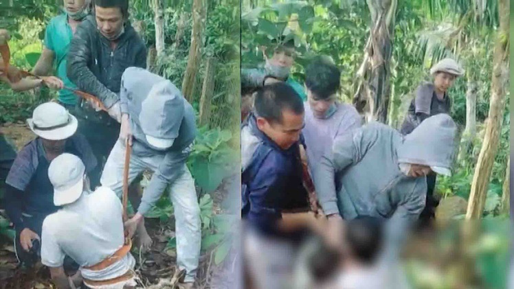 Video: 'Nghẹt thở' cứu bé trai 6 tuổi bị rơi xuống giếng sâu hơn 20m ở Đắk Lắk