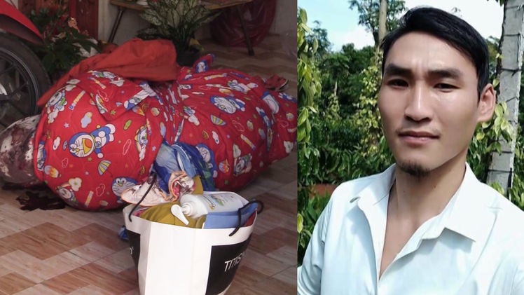 Video: Phát hiện ‘thi thể bó trong chăn’ tại một căn nhà trọ ở Bình Dương