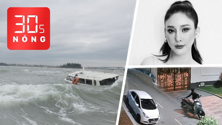 Bản tin 30s Nóng: Đi ô tô trộm xe máy; Chìm ca nô, nhiều người tử vong; Tìm thấy thi thể sao nữ Thái Lan