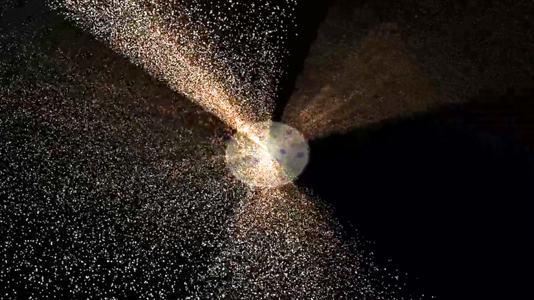 Video: Bức tranh ‘quái vật vũ trụ’ với 4,4 triệu vật thể qua kính viễn vọng vô tuyến