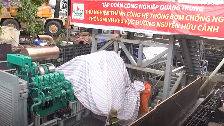 Video: Đường Nguyễn Hữu Cảnh không còn ngập, ‘siêu máy bơm’ thuê hơn 14 tỉ đồng/năm sẽ ra sao?