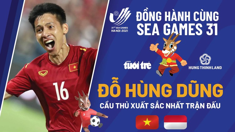 Video: Đỗ Hùng Dũng được bình chọn cầu thủ xuất sắc nhất trận U23 Việt Nam - U23 Indonesia