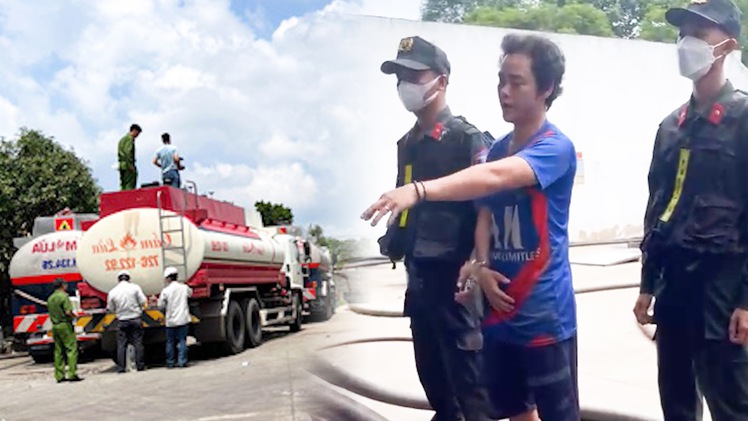 Video: Phát hiện xe bồn chở 11 tấn hóa chất sản xuất xăng giả, bắt khẩn cấp giám đốc công ty Gia Khiêm
