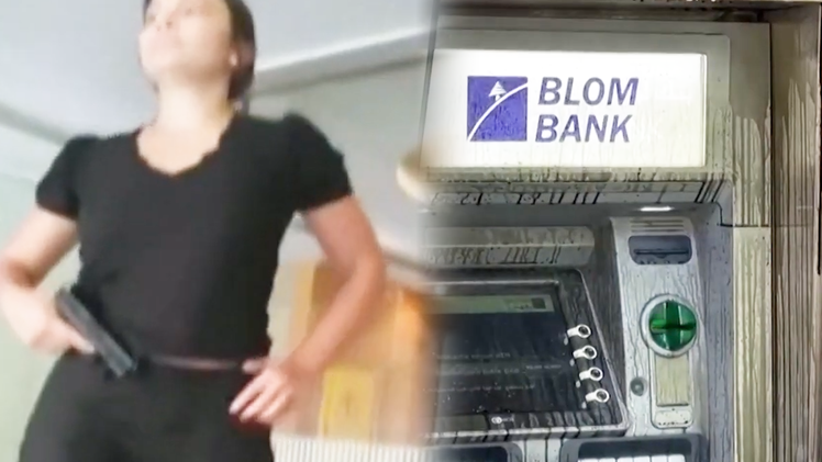 Video: Một phụ nữ mang súng giả vào ngân hàng ở Lebanon, khống chế nhân viên đòi rút tiền