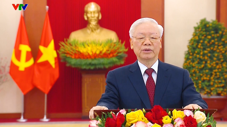 Video: Tổng bí thư Nguyễn Phú Trọng chúc Tết toàn dân