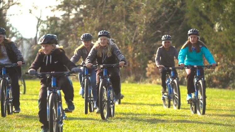Học môn đạp xe giúp học sinh vui và hạnh phúc hơn