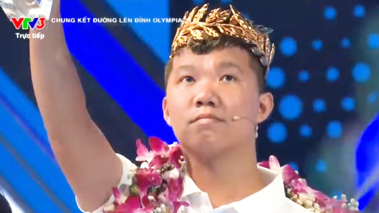 Lê Xuân Mạnh trở thành nhà vô địch Đường lên đỉnh Olympia 2023