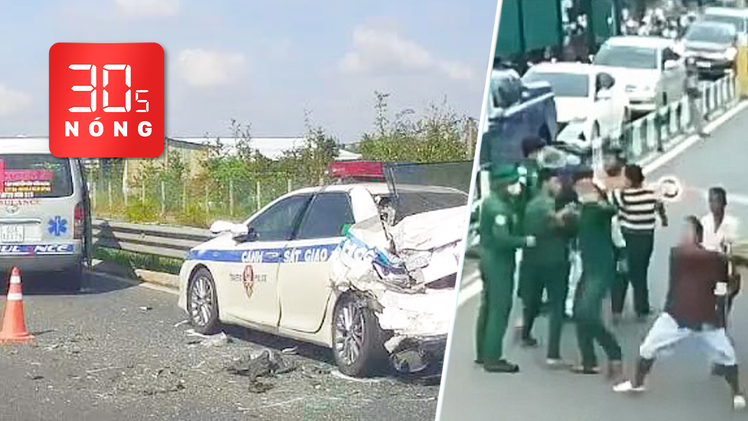 Bản tin 30s Nóng: Xe cấp cứu tông xe cảnh sát giao thông; Hành khách đánh nhân viên phà Cát Lái