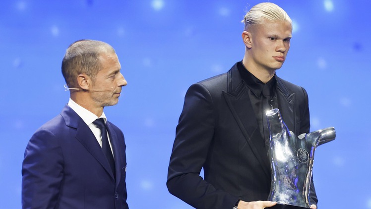 Erling Haaland được chọn là Cầu thủ nam hay nhất năm của Liên đoàn bóng đá châu Âu