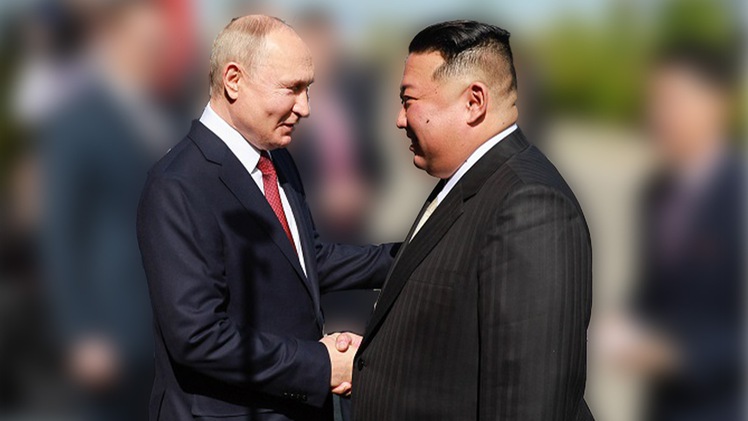 Tổng thống Nga Vladimir Putin gặp nhà lãnh đạo Triều Tiên Kim Jong Un