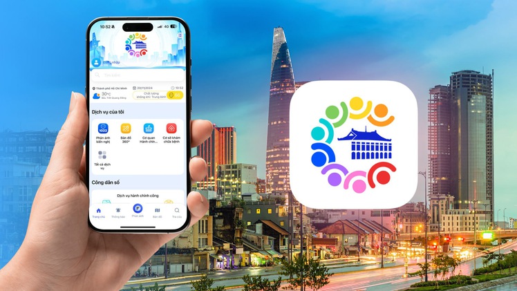 Xách xe chạy vòng vòng không bằng ngồi ở nhà 'một chạm' trên app Công dân TP.HCM