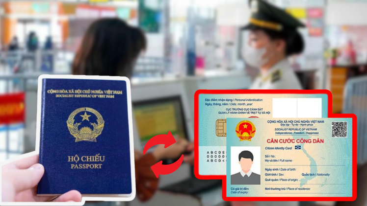 Người dân Việt Nam có thể dùng thẻ căn cước thay hộ chiếu khi xuất cảnh không?