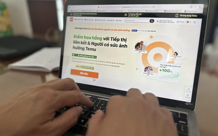 ‘Rần rần’ rủ nhau giới thiệu khách hàng cho Temu để kiếm tiền