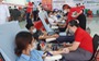 Hàng trăm bạn trẻ tham gia hiến máu tại ngày hội 'Sắc đỏ Tây Đô'